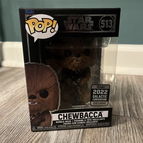 Funko POP! Star Wars Chewbacca #513 2022 Galactic Convention Exclusive Brand New