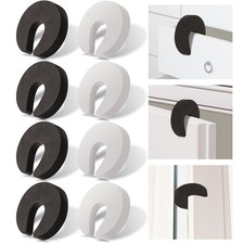 8 Pcs Multifunctional Door Slam Stopper and Door Pinch Guard, Stylish Finger ...