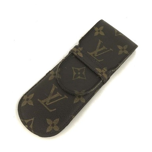 EGA Louis Vuitton Monogram Etui Stylos Pen Case Brown/6CC0990