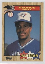 1987 Topps All Star Tiffany George Bell #612 0a5