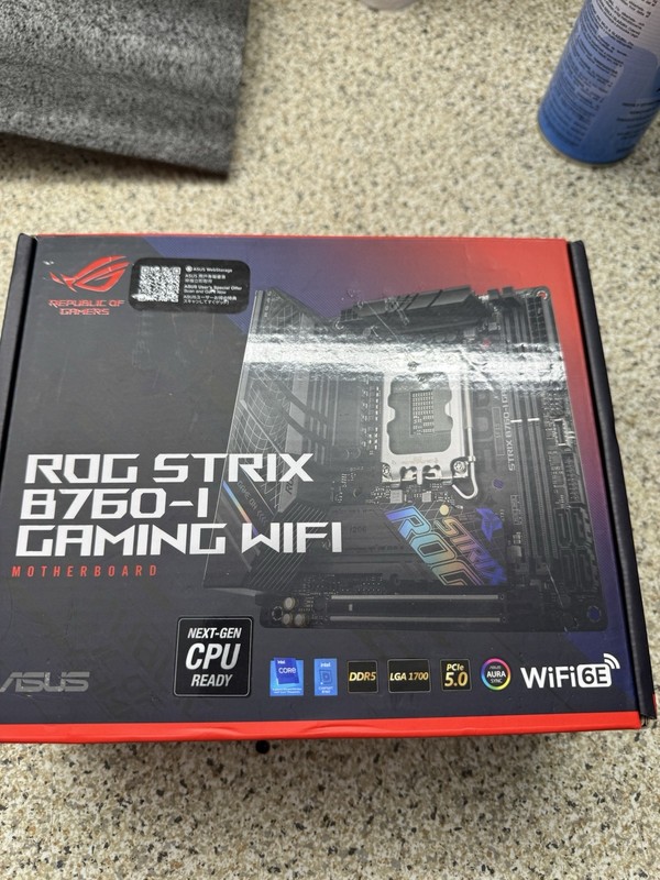 ASUS ROG Strix B760-I Gaming WiFi ITX Motherboard LGA 1700, DDR5