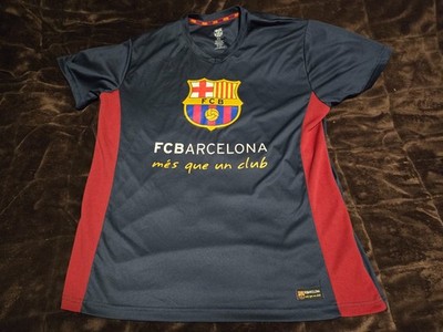 Official FCB BARCELONA Mes Que Un Club Futball Soccer Jersey Sz Men's X-Large