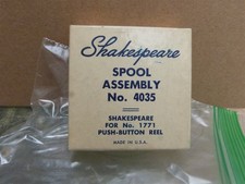 SHAKESPEARE SPINNING REEL SPOOL ASSEMBLY NO. 4035 MADE IN USA IN BOX