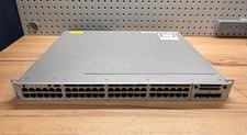 Exc Cisco Catalyst 3850 48F-E V04 PoE 48-Port Switch C3850 NM-4-1G PWR-C1-1