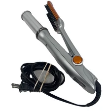InStyler Original Rotating Hot Iron 1 1/4" Barrel Silver IS1001 Tested Working