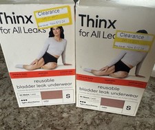 Thinx for All Leaks Hi Waist Incontinence Underwear - Small Lot Of 2 50 Retail
