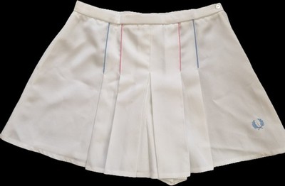 Vintage 70er/80er Fred Perry Tennis Skort Größe 16 (fällt klein aus) super Zustand