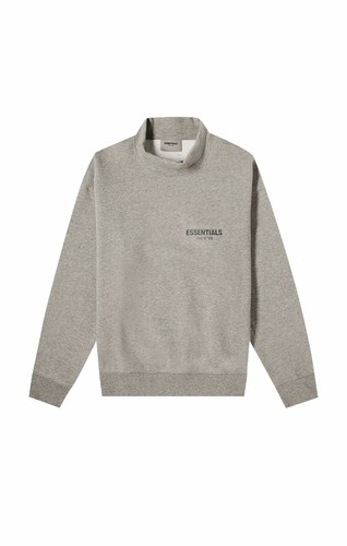 Brand New Authentic Fear of God Essentials Pullover Mockneck Oatmeal Size Large