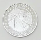 Donald Trump 2024 1oz. Silver Bullion Round .999 Coin 45th President