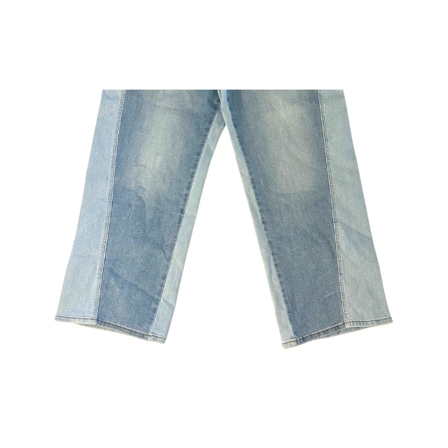 Pantalones de mezclilla recortados Jessica Simpson Boyfriend azul dos tonos para mujer talla 10/30 Foto 3 de 4