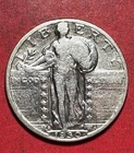 1930S US Standing Liberty SILVER Quarter! "Philadelphia" Mint! VG Details!