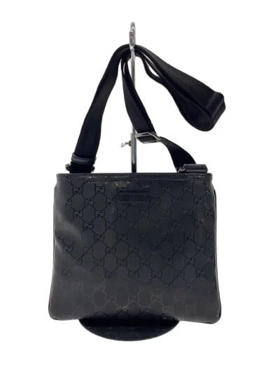 Sac bandoulière GUCCI GG Impreme PVC noir 201538 du Japon sacs femme Gucci