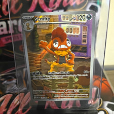 Pokemon TCG Scrafty 139/086 SV White Flare Holo Illustration Rare English 120HP on eBay