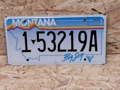 NUMMERNSCHILD USA - MONTANA - BIG SKY - 1*53219A
