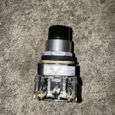 800T-QB24/ Green Push Button/AC-DC/24V