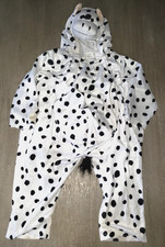 Baby girl Halloween cow costume size 2-4 toddler hood tail plump belly cute