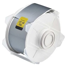 Brady 113144 Label Tape Cartridge, Gray, Labels/Roll: Continuous