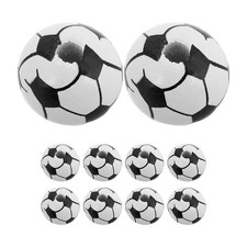 100pcs Soccer Beads: Wooden Ball Shaped Footballs Sports Loose Spacer Wood