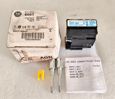 ALLEN-BRADLEY Kontaktblock 800T-XA4Y 800TXA4Y NEU Schnellversand