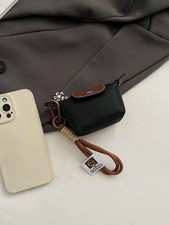 Women&rsquo;s Mini PU Leather Pendant Bag Luxury Platinum Mini Keychain Pouch-UK