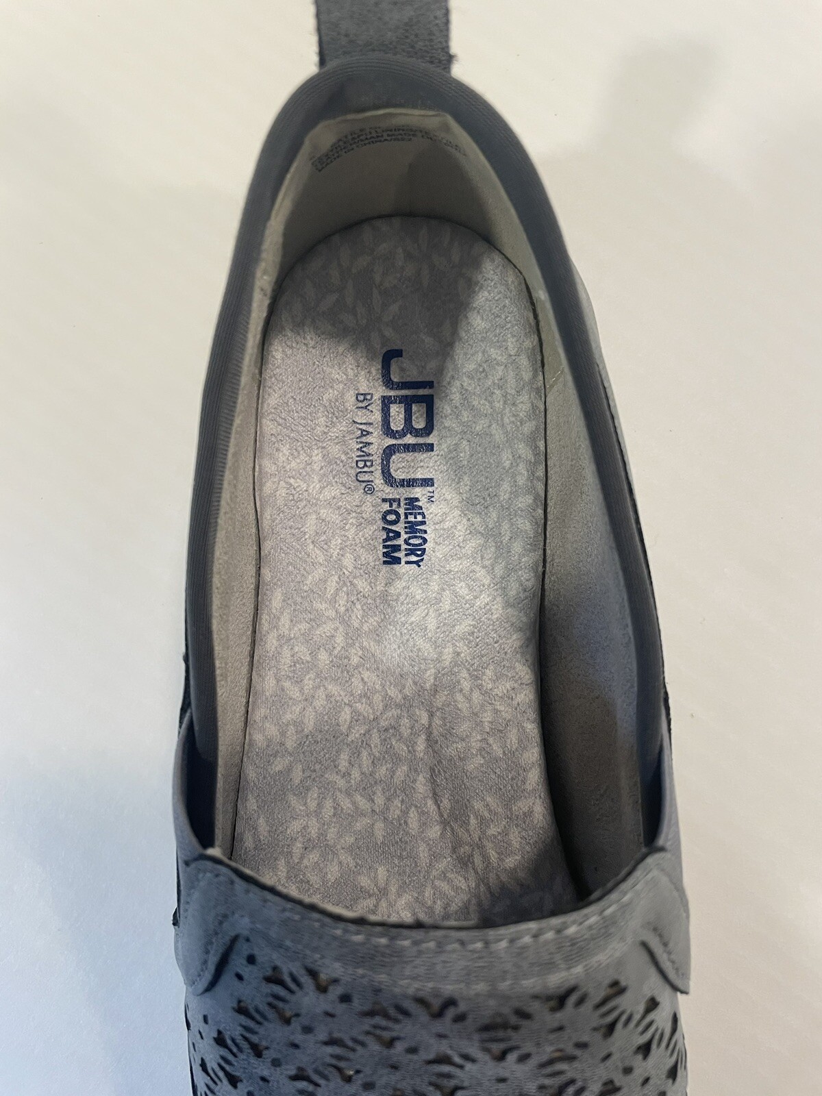 JBU by JAMBU Bellflower Shoes Memory Foam Gray Women’s Size 8.5