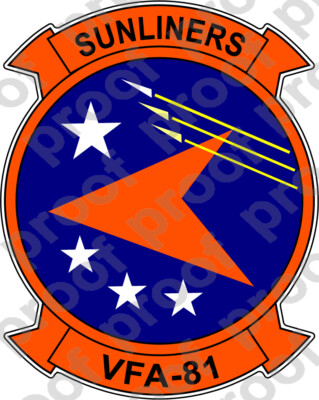 STICKER USN VFA 81 SUNLINERS | eBay