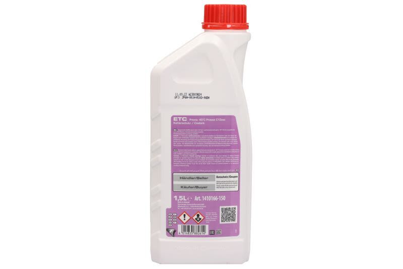 Liquide antigel G12EVO ETC Premix Protect C12EVO protège votre moteur jusqu'à -40°C