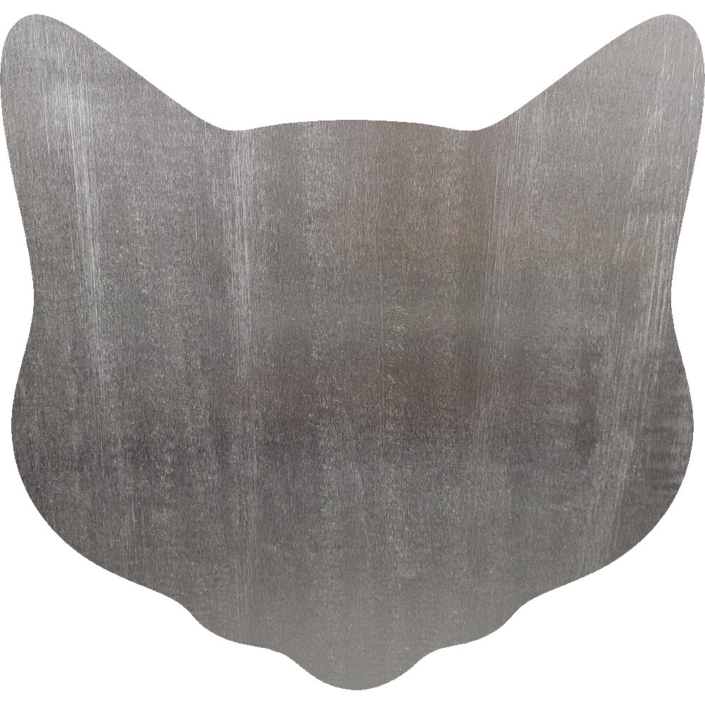 Cat Head Steel Cut Out Metal Art Decoration