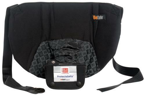 Guide pour ceinture sécurité Red Castle Protectababy, design ergonomique haut de gamme en noir