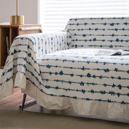 Funda de sofá con volantes impresa manta fundas para sofá sofá sofá fundas para sillón - Imagen 27 de 54