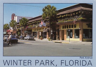 Postkarte - Florida - Park Avenue, Winter Park