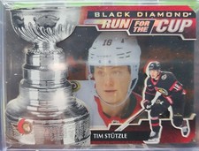 2024-25 UD Black Diamond Run For The Cup #RUN-TS Tim Stutzle 28/99 Senators MINT