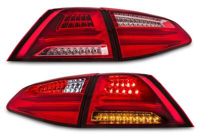 For VW GOLF 7 VII MK7 Original LED Lightbar Tail Lights Red Set Left Right