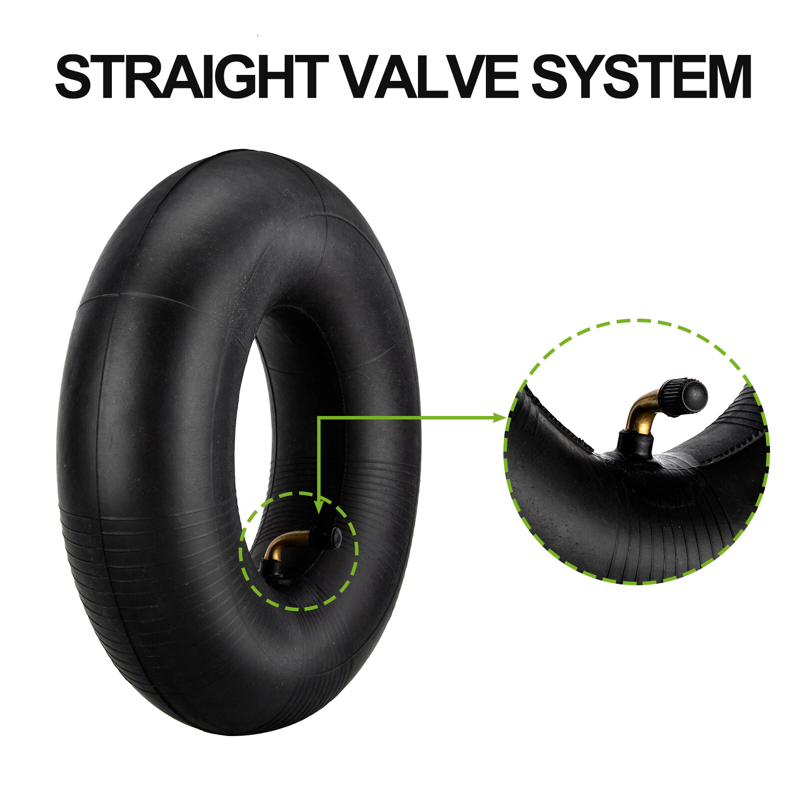 2X 4.10/3.504 Inner Tube Bent Valve 410/3504 Innertube Wheelbarrow