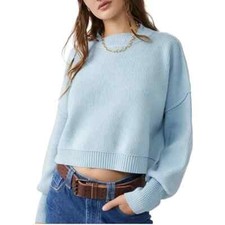 Free People crop easy street pullover