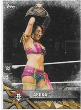 Asuka Defeats Mickie James 2017 Topps WWE Women's Division #NXT-24