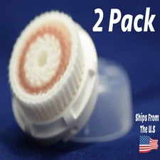 2 Replacement Brush Heads  Compatible With Clarisonic Facial Cleansing Machine