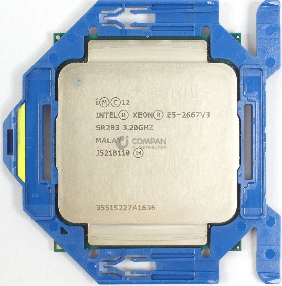 762457-001 HP INTEL XEON E5-2667 V3 3.20GHZ 8 CORE 20MB 135W LGA2011-3 - Image 2 of 4