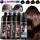 MOKERU Instant Hair Color Dye Shampoo Essence Coloring Natural Coconut/Argan Oil