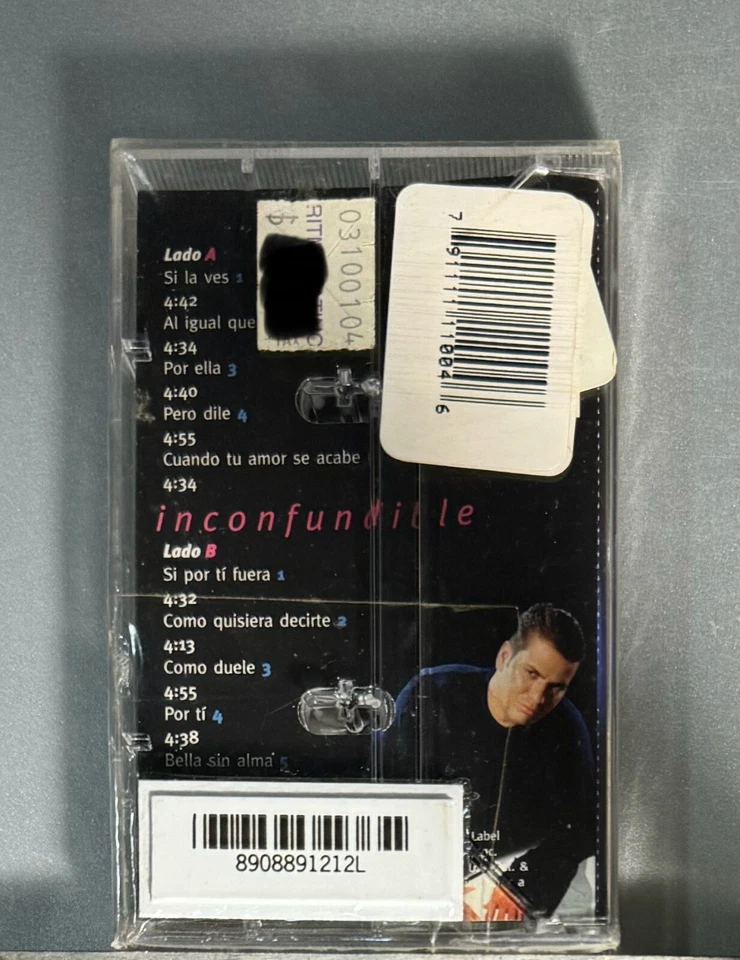 Victor Manuelle – Inconfundible  (Cassette, Album) - Image 2 of 2