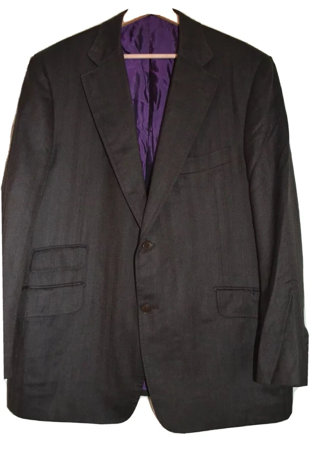 PAL ZILERI ~SARTORIALE ELEGANT BROWN 100% CASHMERE SPORTS BLAZER UK 44 IT 56 Foto 4 de 4