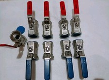 1 1/4 ball valve 316 stainless steel  Lot Of 8 Pcs  1000WOG 