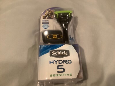 Brand New Schick Hydro 5 Sensitive Razor + 2 Cartridges 