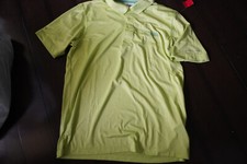 Columbia PFG Mens Green Vented Omni-Shade Fishing Shirt Short Sleeve Button S/P