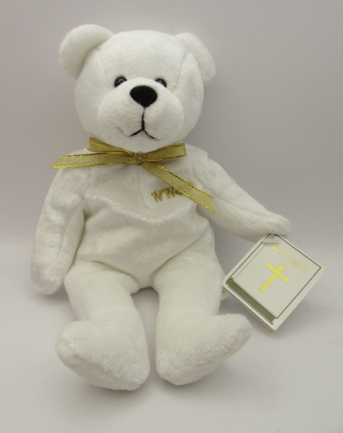 HOLY BIBLE BEAR - SHELDON - REMEMBRANCE SERIES - MINT CONDITION - WITH TAGS
