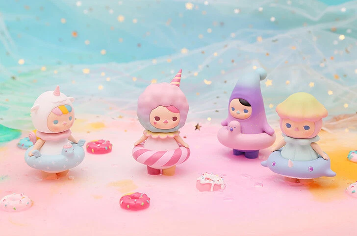 POPMART Pucky Pool Babies Circle Series Confirmed Blind Box Figure Hot Toy Gift - Image 4 of 4