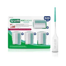 GUM - 6324A Soft-Picks Original Dental Picks, 320 Count 320 Count (Pack of 1)