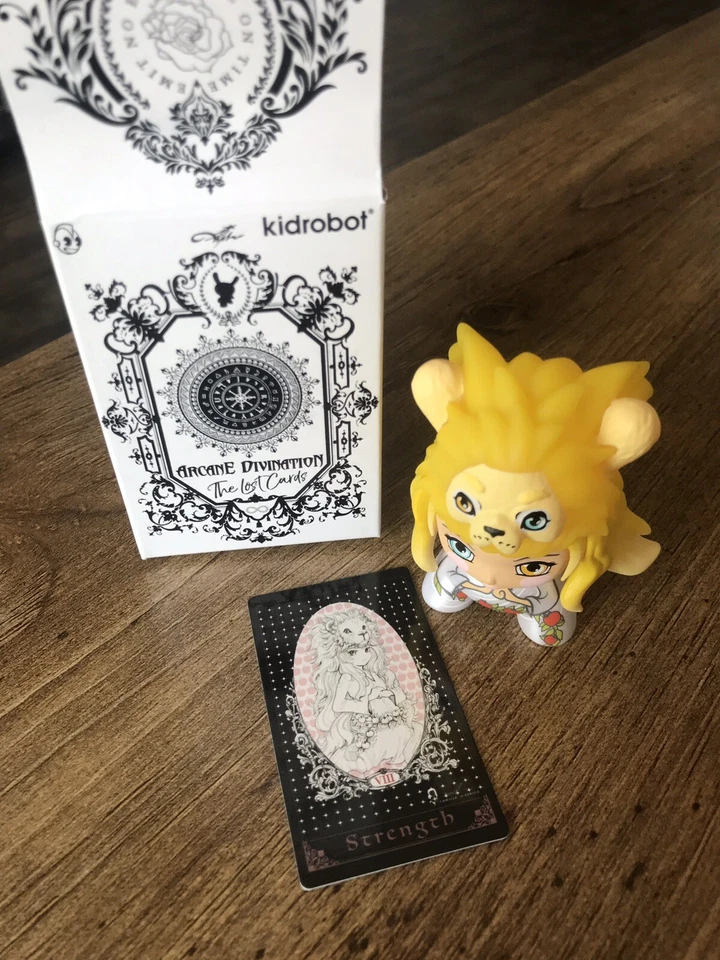 Arcane Divination Lost Cards - Strength Camilla D’Errico Vinyl Kid Robot Dunny - Image 3 of 4