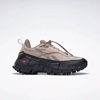 Reebok Zig Kinetica 2.5 Edge Trail Shoes - Brown - Black UK9 