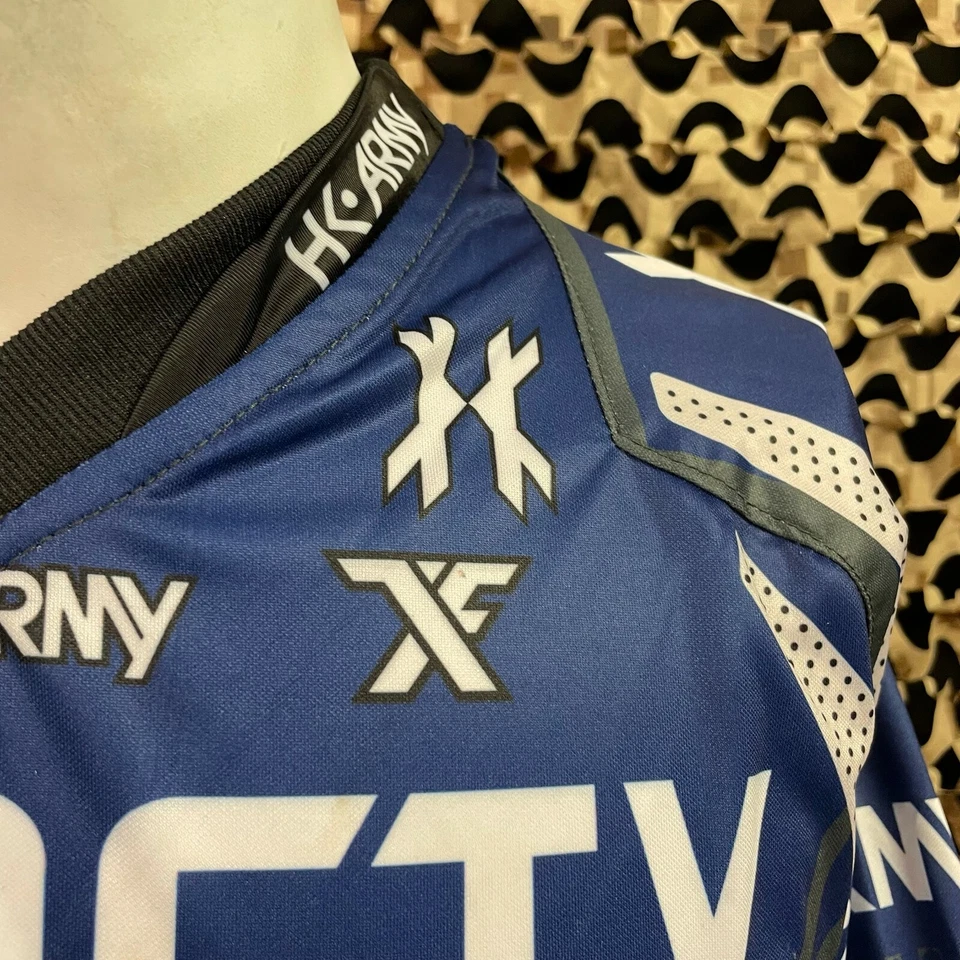 NUEVA CAMISETA DE PAINTBALL HK Army Freeline - Dynasty Home - Azul - Pequeña Foto 4 de 4